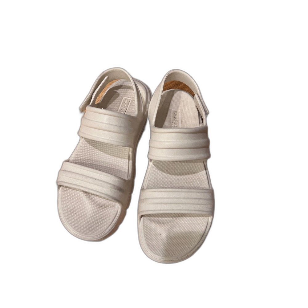 Women's Hunter White Bloom Algae Foam Sandals Shoes